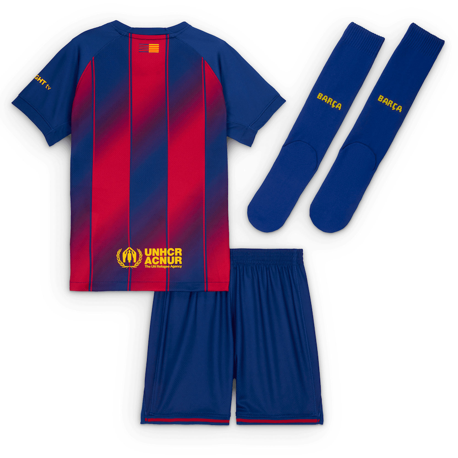 Kit Domicile FC Barcelone 25/26 - Enfant