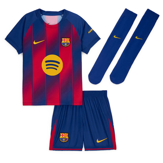 Kit Domicile FC Barcelone 25/26 - Enfant